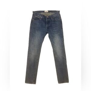 Taylor Stitch The Slim Jean in Organic Selvage 12-month Wash 31 waist/32 inseam